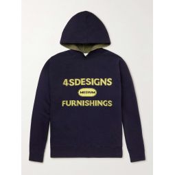 Logo-Jacquard Wool-Blend Hoodie