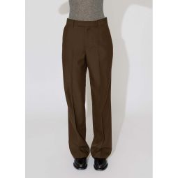 Structured Oversized Trouser - Earth
