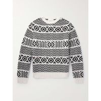 Kristjan Intarsia Wool and Cashmere-Blend Sweater