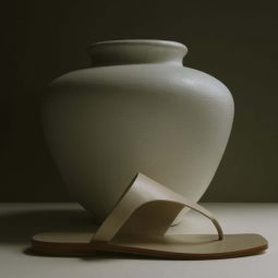 A. EMERY Iris Sandal - Off White