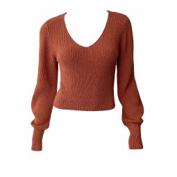 Kimby Sweater - Burnt Terracotta