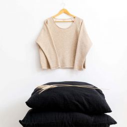 Article Five Fleece Sweatshirt - Winter Wheat