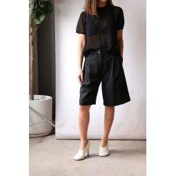 Swan Tailored Shorts - Black
