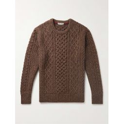 Cable-Knit Merino Wool-Blend Sweater