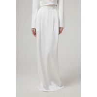 Alex Perry Slit Long Skirt - Pure White