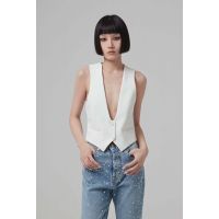 Alexandre Vauthier Couture Edit Vest - Off White