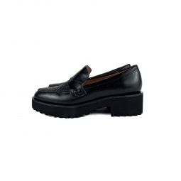 Woven Lady Loafer - Black