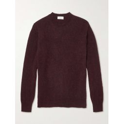 Brushed Alpaca-Blend Sweater