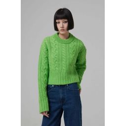 Ami Cable Knitted Sweater