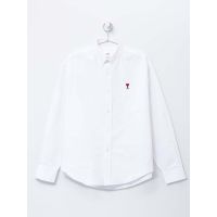 Ami Boxy Fit Shirt - Natural White