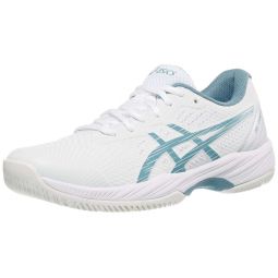 Asics Gel Game 9 White/Gris Blue Womens Shoes