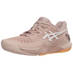 Asics Gel Resolution 9 Clay Rose/Wh Womens Shoes