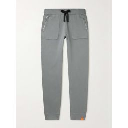 Slim-Fit Tapered Garment-Dyed Cotton-Jersey Sweatpants