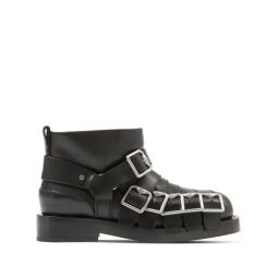 BURBERRY Women Leather Strap Boots
