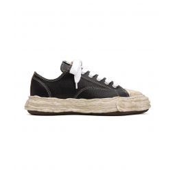 MAISON MIHARA YASUHIRO Peterson 23 Low/Original Sole Cracking Leather Low-Top Sneakers
