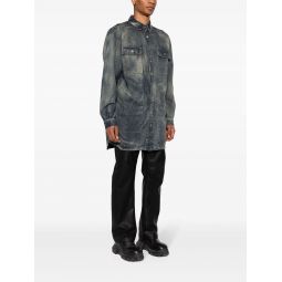 RICK OWENS DRKSHDW Men Denim Jumbo Outershirt