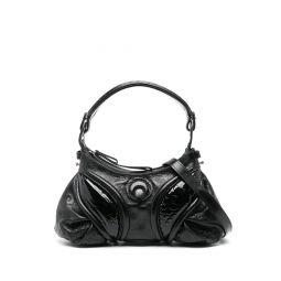 MARINE SERRE Women Embossed Leather Stardust Mini Bag