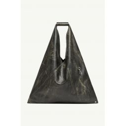 MM6 Women Circular Leather Handbag