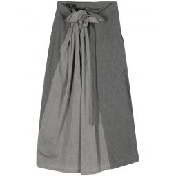 YS Women U-Double Belted Skirt