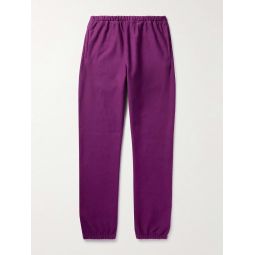 Super Milled Tapered Garment-Dyed Cotton-Blend Jersey Sweatpants
