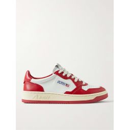 Medalist Two-Tone Leather Sneakers