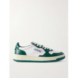 Medalist Two-Tone Leather Sneakers