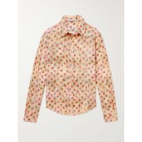 Siza Floral-Print Fil Coupe Cotton Shirt