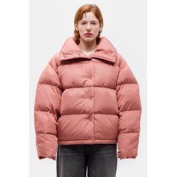 Puffer Jacket in Pink