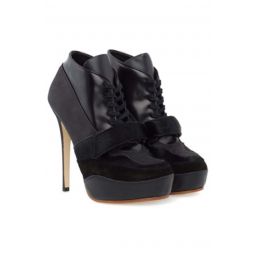 Acne Ace Leather Lace Up Bootie