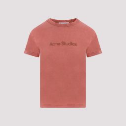 Logoed Cotton T-Shirt - Rust Red