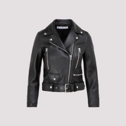 leather jacket - Black