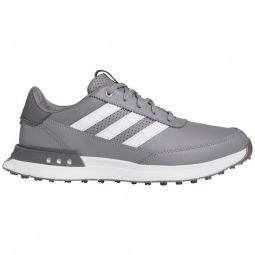 adidas S2G Spikeless Leather 24 Golf Shoes - Grey Three/Cloud White/Grey Five