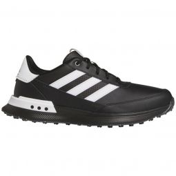 adidas S2G Spikeless Leather 24 Golf Shoes - Core Black/Grey Four/Iron Metallic