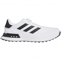 adidas S2G Spikeless BOA 24 Wide Golf Shoes 2024 - Cloud White/Core Black/Cloud White