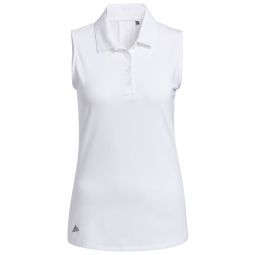 adidas Womens Ultimate365 Solid Sleeveless Golf Polo Shirt - ON SALE