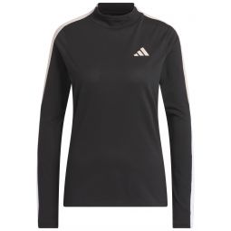 adidas Womens Made With Nature Mock Neck Long Sleeve Golf T-Shirt - ON SALE