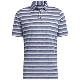 adidas Two-Color Striped Golf Polo Shirt - ON SALE