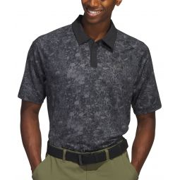 adidas Ultimate365 Tour Mesh Print Golf Polo Shirt - ON SALE
