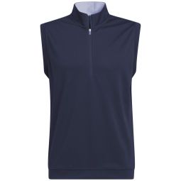 adidas Elevated Quarter-Zip Pullover Golf Vest