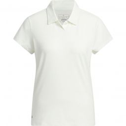 adidas Womens Go-To Heathered Golf Polo Shirt