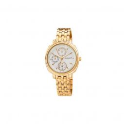 Womens Stainless Steel White Dial