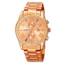 Our Products Quartz Rose Gold Dial Mens Watch