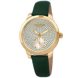 Green Dial Green Leather Ladies Watch