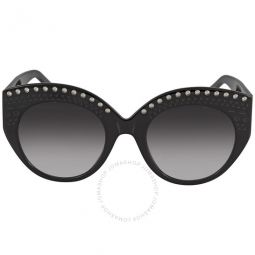 Azzedine Gray Gradient Cat Eye Ladies Sunglasses