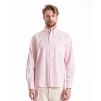 Mill End On End Shirt - Pink