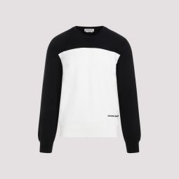 Cotton Pullover - Black/Ivory