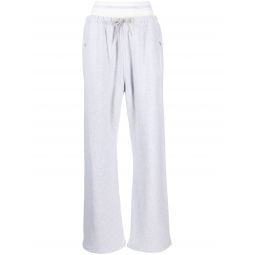 Wide Leg Sweatpants With Pre-Styled Logo Brief Waistband