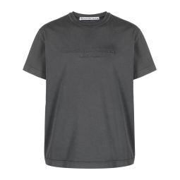 Embossed Logo Tee In Compact Jersey