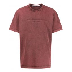 Embossed Logo Tee In Compact Jersey