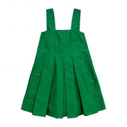 Pleated Mini Dress - Kelly Green
